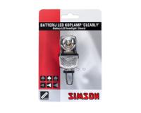 Simson Koplamp clearly led batterij zwart