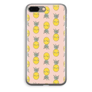 Ananas: iPhone 8 Plus Transparant Hoesje
