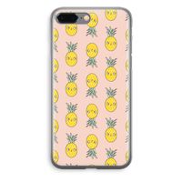 Ananas: iPhone 8 Plus Transparant Hoesje Ananas: iPhone 8 Plus Transparant Hoesje