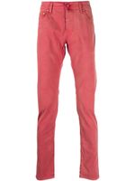 Jacob Cohën pantalon en coton stretch à coupe droite - Rose