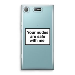 Safe with me: Sony Xperia XZ1 Compact Transparant Hoesje