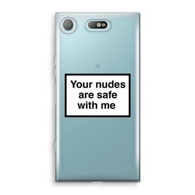 Safe with me: Sony Xperia XZ1 Compact Transparant Hoesje