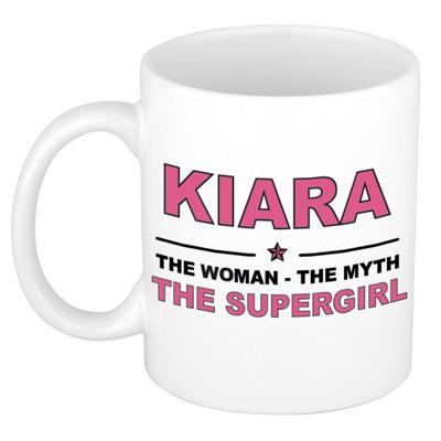 Kiara cadeau mok - Woman Myth Supergirl - naam koffiemok - 300 ml - collega - moederdag Kiara cadeau mok - Woman Myth Supergirl - naam koffiemok - 300 ml - collega - moederdag