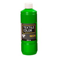 Creativ Company Textile Color Semi-dekkende Textielverf Neon Groen, 500ml