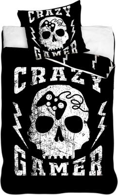 Gamer Dekbedovertrek Glow in the Dark zwart 140 x 200 cm - 70 x 90 cm Gamer Dekbedovertrek Glow in the Dark zwart 140 x 200 cm - 70 x 90 cm