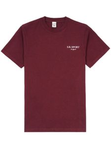 Sporty & Rich t-shirt Wimbledon à logo imprimé - Rouge