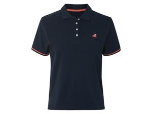esmara Dames poloshirt, met geborduurd logo (Marineblauw, L (44/46))