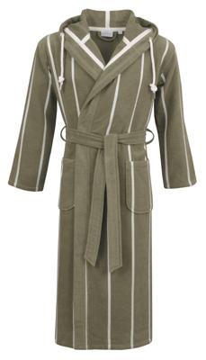 Carl Ross Carl Ross Unisex Badjas met Capuchon 35300 Lime green/Offwhite XL