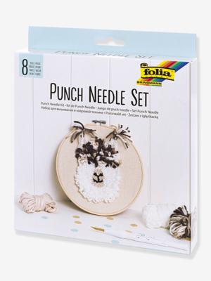 Set Punch Needle FOLIA, 8 stuks beige