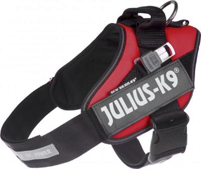 Julius K9 Blindengeleidehond tuig - Rood - Maat 3
