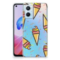 OPPO A96 | OPPO A76 | Siliconen Case | Icecream