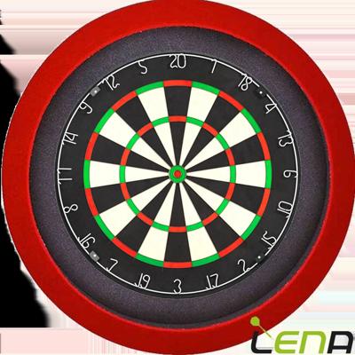 Lena Dartbord Verlichting Basic Rood