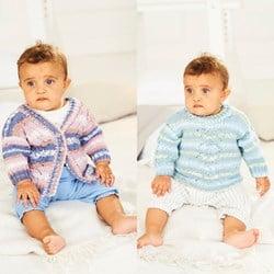 Breipatroon Stylecraft Bambino Prints DK No. 9843 Baby vest en trui