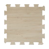 8x stuks Foam puzzelmat zwembadtegels/fitnesstegels hout 50 x 50 cm