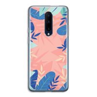 Tropisch: OnePlus 7 Pro Transparant Hoesje