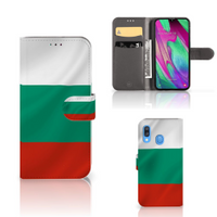 Samsung Galaxy A40 Bookstyle Case Bulgarije - thumbnail