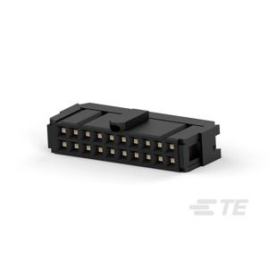 TE Connectivity 1658621-4 Female header Rastermaat: 2.54 mm Totaal aantal polen: 20 Aantal rijen: 2 1 stuk(s)