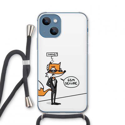 GSM secure: iPhone 13 mini Transparant Hoesje met koord