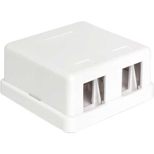 Keystone Surface Mounted Box 2 Port Behuizing