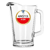 Amstel pitcher glas (1,5 liter)