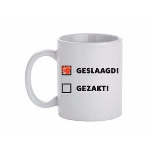 Geslaagd cadeau mok / beker 300 ml