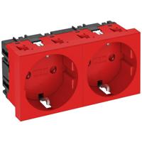 OBO Bettermann 6120028 Apparaatinzet Stopcontact (b x h x d) 90 x 45 x 42 mm 1 stuk(s) Rood - thumbnail