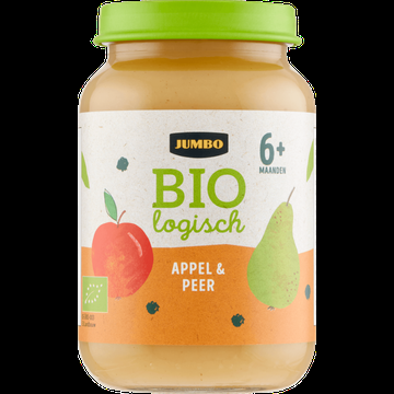 Jumbo Biologisch Babyvoeding Appel & Peer 6+ Maanden 190 g