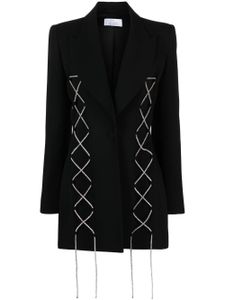 Giuseppe Di Morabito blazer oversize à ornements - Noir