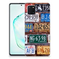 Samsung Galaxy Note 10 Lite | Siliconen hoesje | met foto Kentekenplaten