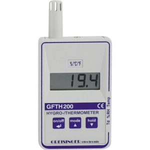 Greisinger GFTH 200 Luchtvochtigheidsmeter (hygrometer) 0 % Hrel 100 % Hrel Dauwpunt/schimmel waarschuwingsweergave