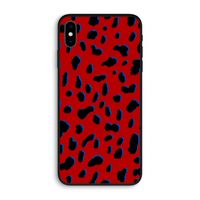 Red Leopard: iPhone XS Max Biologisch afbreekbaar hoesje