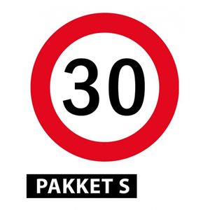 30 jaar versiering pakket klein