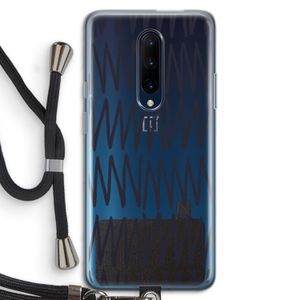 Marrakech Zigzag: OnePlus 7 Pro Transparant Hoesje met koord