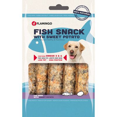 Hondensnack Kabeljauw und Kartoffel 90 gr 90 gr Flamingo