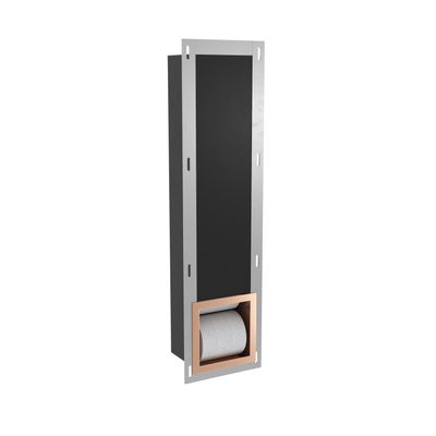 Reserve Toiletrolhouder Inbouw BWS Geborsteld Koper/Brons Torelaat