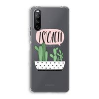 I love cacti: Sony Xperia 10 III Transparant Hoesje