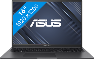 ASUS Vivobook 16X K3605ZU-N1154W Intel® Core™ i7 i7-12700H Laptop 40,6 cm (16") WUXGA 16 GB DDR4-SDRAM 1 TB SSD NVIDIA GeForce RTX 4050 Wi-Fi 6E (802.11ax) Windows 11 Home Zwart