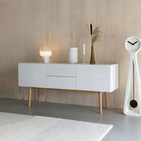 Zuiver Dressoir 'High on Wood' 160cm, kleur Glossy White