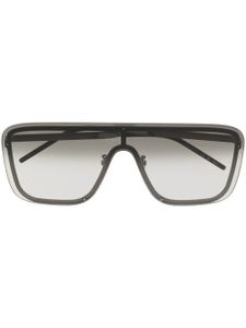 Saint Laurent Eyewear lunettes de soleil à monture oversize - Gris