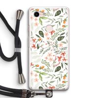 Sweet little flowers: Pixel 3 Transparant Hoesje met koord