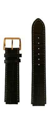 Horlogeband Rado 115.0554.3 / R070894610 / R070894610 Leder Zwart 16mm