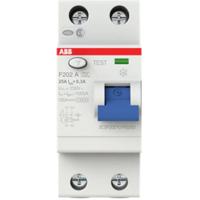ABB 2CSF202101R3250 F202 A-25/0,3 Aardlekschakelaar A 2-polig 25 A 0.3 A 230 V