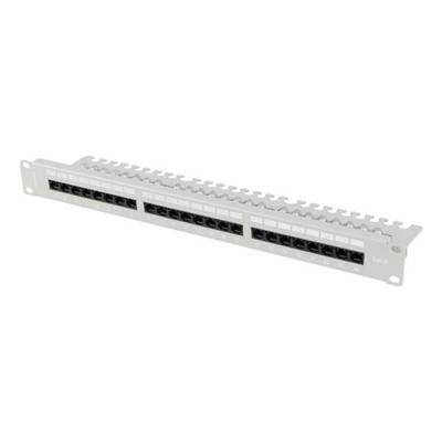 Patchpanel 24 UTP-Poorten Categorie 6 Lanberg PPU6-1124-S