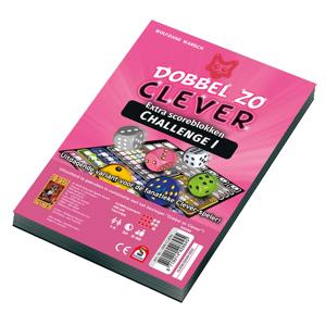 Dobbel zo Clever Challenge extra scoreblokken