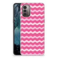 Nokia G21 | G11 TPU bumper Waves Pink - thumbnail