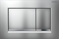 Geberit Sigma 20 (ex Sigma 30) bedieningspaneel mat chroom/chroom voor Sigma reservoirs 8cm (UP720) en 12cm (UP320)