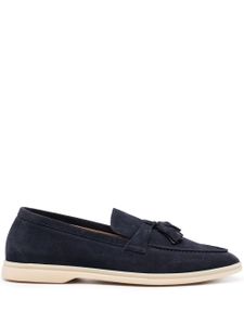 Scarosso mocassins Leandro en daim - Bleu