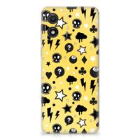 Silicone Back Case Motorola Moto E13 Punk Geel