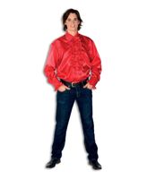 Ruche Blouse Rood Ruche Blouse Rood