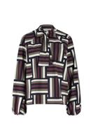 Teske graphic blouse - multi color - 13198